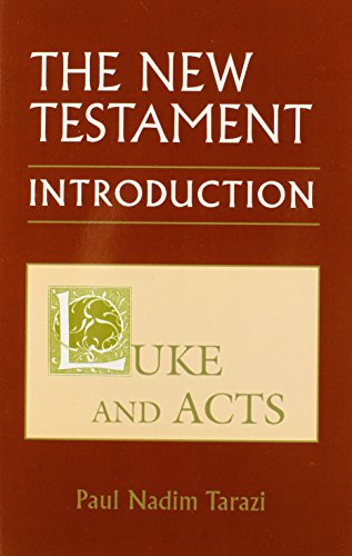 Beispielbild fr New Testament: An Introduction: Luke and Acts V.2 zum Verkauf von GF Books, Inc.