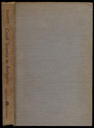 9780881430738: Greek Science in Antiquity (Essay Index Reprint Series)