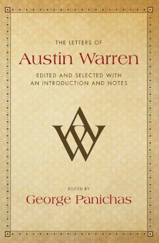 The Letters of Austin Warren (9780881462203) by Panichas, George