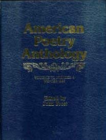 THE AMERICAN POETRY ANTHOLOGY. Vol. VI, #4. Winter 1986