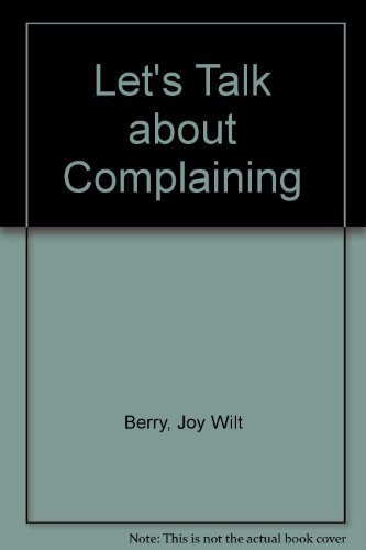 9780881490084: Let's Talk about Complaining