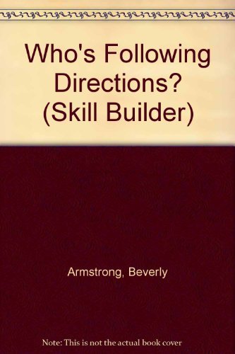 Imagen de archivo de Who's Following Directions (Skill Builder) a la venta por SecondSale