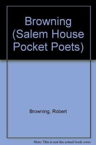 9780881623000: Browning (Salem House Pocket Poets)