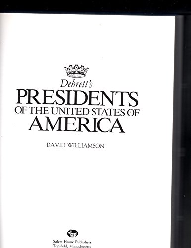 Stock image for Debrett's Presidents of the United States of America for sale by Faith In Print