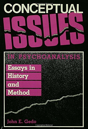 Stock image for Conceptual Issues in Psychoanalysis: Essays in History and Method for sale by Great Matter Books