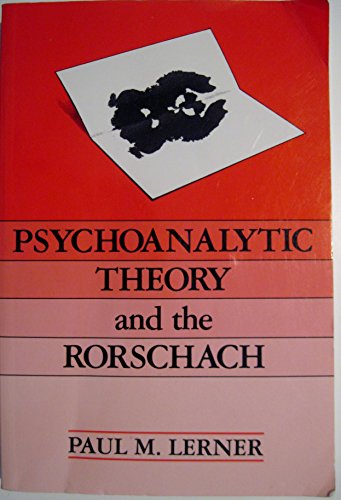9780881632552: Psychoanalytic Theory and the Rorschach