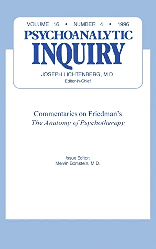 Stock image for Commentaries: Psychoanalytic Inquiry, 16.4 for sale by Blackwell's