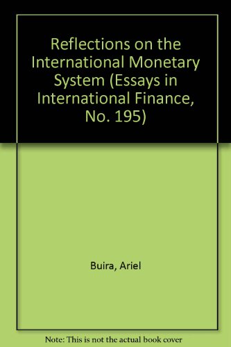 Stock image for Reflections on the International Monetary System for sale by Zubal-Books, Since 1961