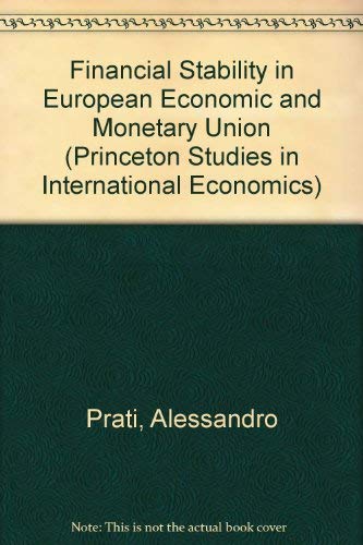 Beispielbild fr Financial Stability in European Economic and Monetary Union (Princeton Studies in International Economics) zum Verkauf von NEPO UG