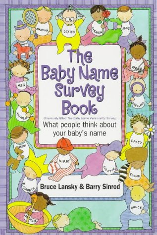 Beispielbild fr The Baby Name Survey Book : What People Think About Your Baby's Name zum Verkauf von SecondSale