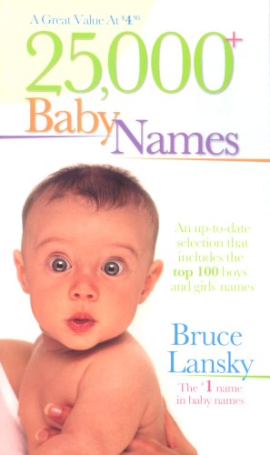 Imagen de archivo de 25,000+ Baby Names a la venta por Better World Books