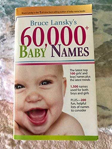9780881665192: 60, 000+ Baby Names