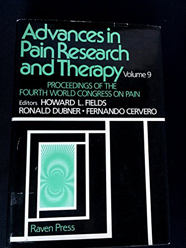 Stock image for Proceedings of the Fourth World Congress on Pain (Advances in Pain Research & Therapy) for sale by medimops