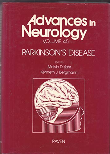 Imagen de archivo de Parkinson*s Disease (Advances in Neurology) a la venta por dsmbooks