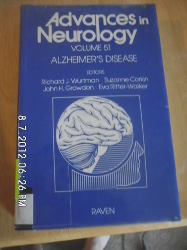 Beispielbild fr Alzheimer's Disease (Advances in Neurology) zum Verkauf von HPB-Red
