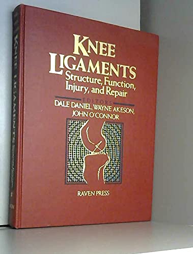 9780881676051: Knee Ligaments: Structure, Function, Inquiry and Repair