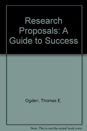 9780881677409: Research Proposals: A Guide to Success