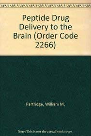 Imagen de archivo de Peptide Drug Delivery to the Brain a la venta por ThriftBooks-Dallas