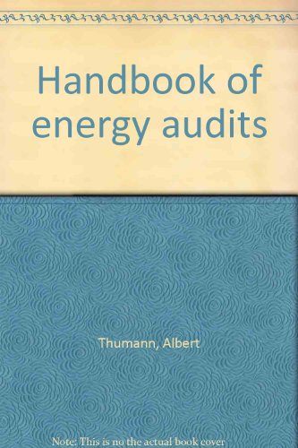 Stock image for Handbook of energy audits for sale by HPB-Red