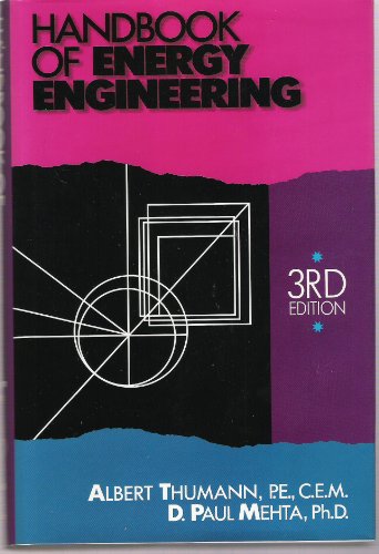 Stock image for Handbook of Energy Engineering for sale by BOOK'EM, LLC