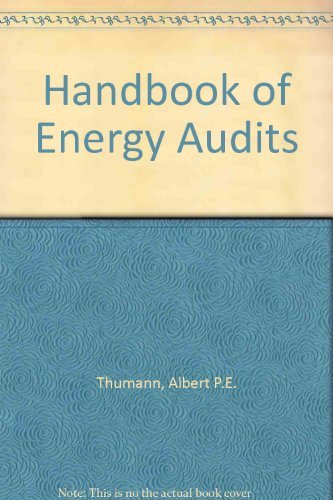9780881732948: Handbook of Energy Audits