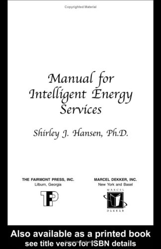 9780881734157: Manual for Intelligent Energy Services