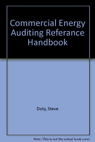 Stock image for Commercial Energy Auditing Referance Handbook for sale by dsmbooks