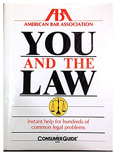 Imagen de archivo de You and the Law a la venta por Better World Books