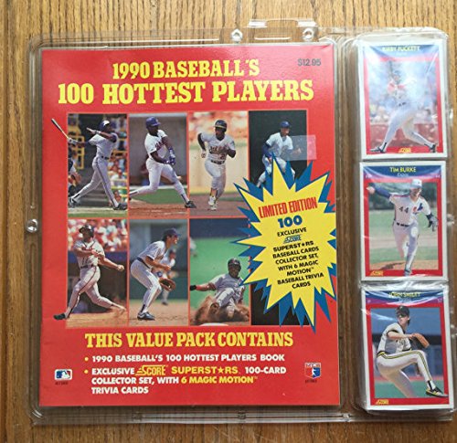 Stock image for 1990 Baseball's 100 Hottest Players/Book and 100 Baseball Cards for sale by HPB-Diamond