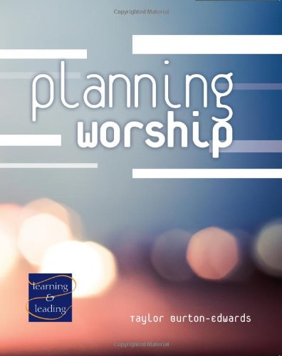 Stock image for Planning Worship for sale by Once Upon A Time Books