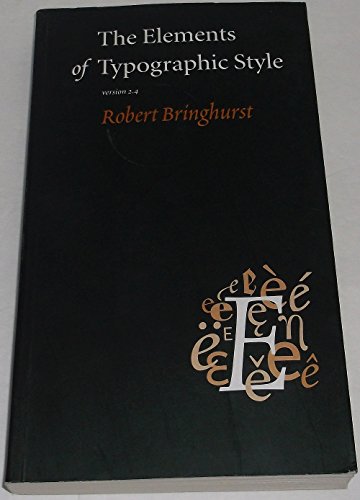 Beispielbild fr The Elements of Typographic Style zum Verkauf von New Legacy Books