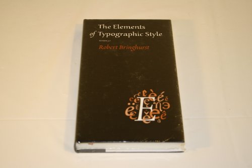 9780881792058: The Elements Of Typographic Style: Version 3.0