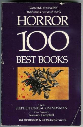 Stock image for Horror: The 100 Best Books for sale by Ergodebooks