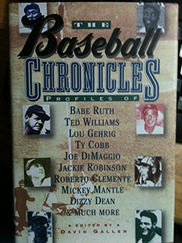 Stock image for The Baseball Chronicles for sale by Better World Books