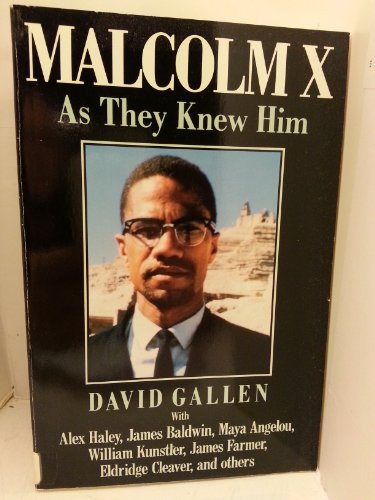 Imagen de archivo de Malcolm X As They Knew Him a la venta por Hafa Adai Books