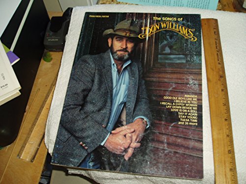 The Songs Of Don Williams Piano Vocal Guitar Artist