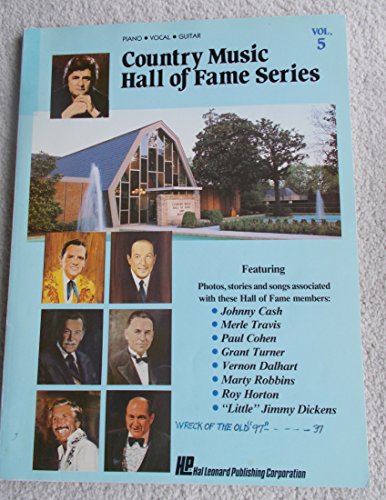 9780881883213: Country Music Hall of Fame Series (Piano, Vocal, Guitar) (Vol 5)