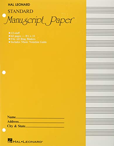 Stock image for Standard Manuscript Paper ( Yellow Cover) for sale by Russell Books