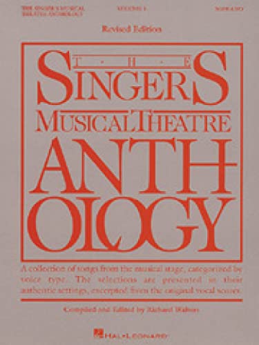 Stock image for The Singer's Musical Theatre Anthology: Soprano Vol. I for sale by Zoom Books Company