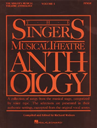 Imagen de archivo de The Singer's Musical Theatre Anthology, Vol. 1: Tenor a la venta por HPB-Red