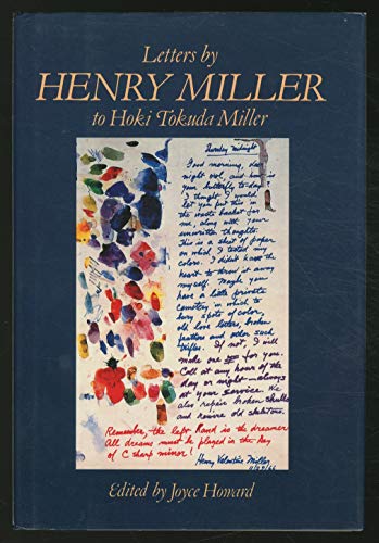 Stock image for Letters by Henry Miller to Hoki Tokuda Miller for sale by Book Bear