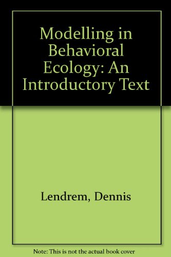 9780881920314: Modelling in Behavioral Ecology: An Introductory Text