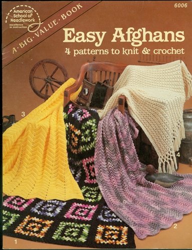 9780881950809: Easy Afghans 4 Patterns to Knit and Crochet