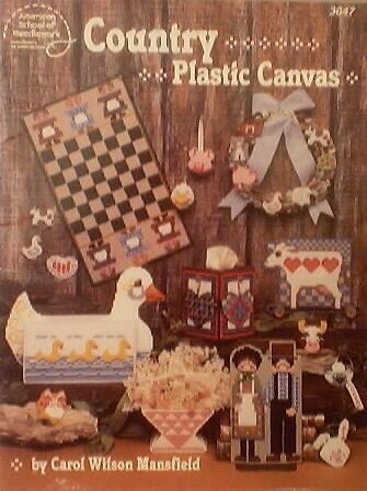 Stock image for American School Of Needlework #3047: Country.Plastic Canvas, By Carol Wilson Mansfield for sale by GoldenDragon