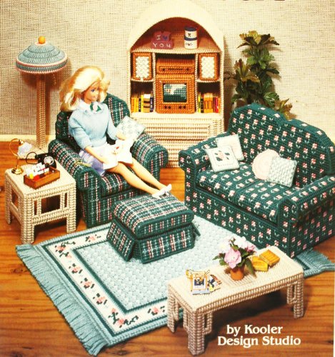 Beispielbild fr Plastic Canvas Fashion Doll Living Room zum Verkauf von Save With Sam