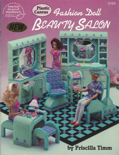 Beispielbild fr Plastic canvas fashion doll beauty salon zum Verkauf von Jenson Books Inc