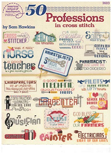 9780881954968: 50 professions in cross stitch