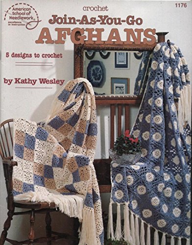 9780881955781: Join-as-you-go afghans: 5 designs to crochet