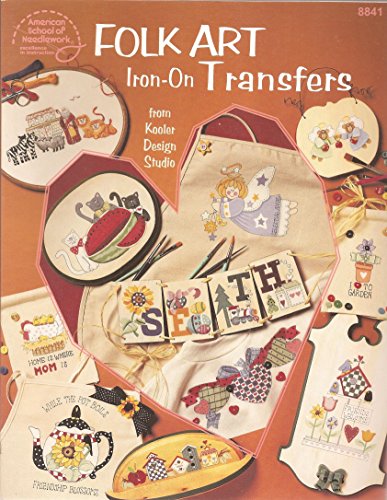 Stock image for Folk Art Iron-On Transfers (From Kooler Design Studio) for sale by Wonder Book