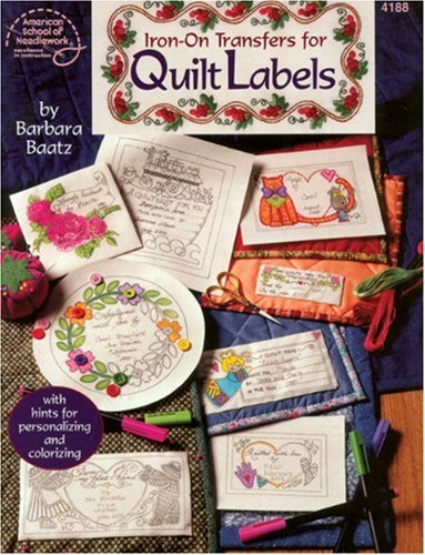 Imagen de archivo de Iron-On Transfers for Quilt Labels a la venta por WorldofBooks